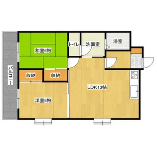 ハイゼニック若園【3階】の間取り