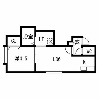 アドバンス北19条【2階】の間取り