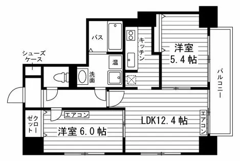 ルラシオン北7条【1005号室】の間取り