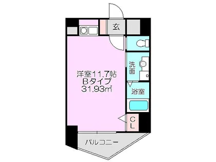 ラ・メゾヌーヴ【502号室】の間取り