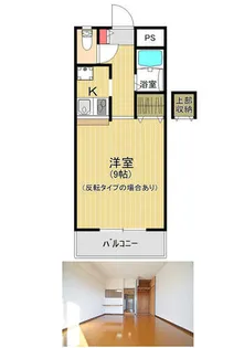 ピアレス福大西【401号室】の間取り