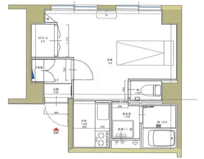 しんたくハイツ光星【415号室】の間取り