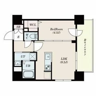 プライマル札幌桑園【8階】の間取り