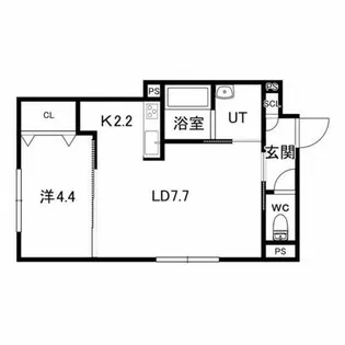 グレイス スクエア【4階】の間取り