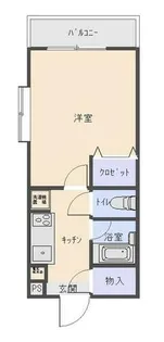 M2ビル【301号室】の間取り