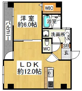 パインヒル向陽【3階】の間取り