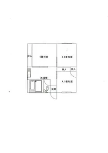 中村アパート【2階】の間取り