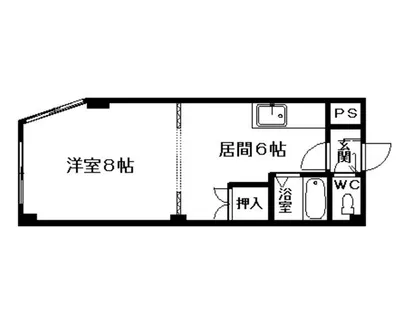 メゾンエスポアール【105号室】の間取り