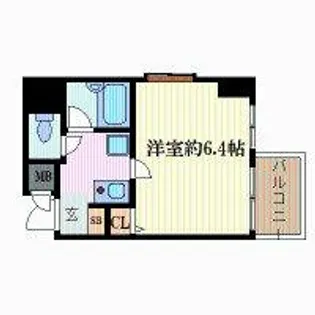 ベラジオ四条堀川【303号室】の間取り