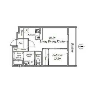 アドバンス京都リエートⅡ【0501号室】の間取り