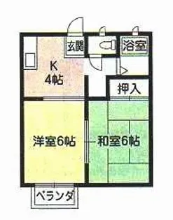 グレイスフルコート【101号室】の間取り