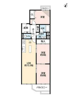 御影パークレジデンス【1階】の間取り