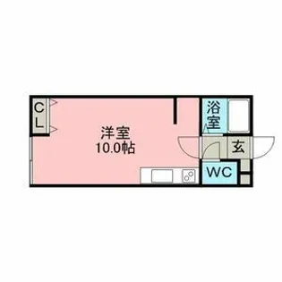 ハイツMOTOKI【102号室】の間取り