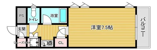 ヤナガワアイビースクエア【301号室】の間取り