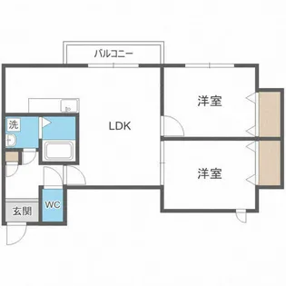 フェリーチェ1゜(フェリーチェプリモ)【4階】の間取り