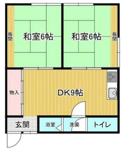 モンカシェⅡ【101号室】の間取り