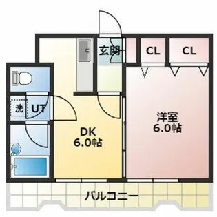 大玄ビル【402号室】の間取り