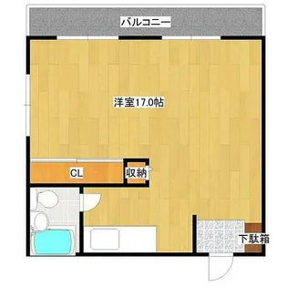 大産高宮ビル【502号室】の間取り