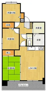 サンヒルズ八千代【3階】の間取り