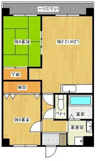 サンヒルズ八千代【404号室】の間取り