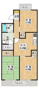 ベルコリーヌ【2階】の間取り