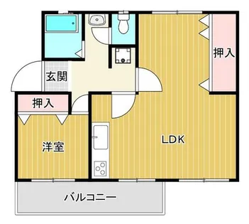 新金岡第3住宅14棟【1階】の間取り
