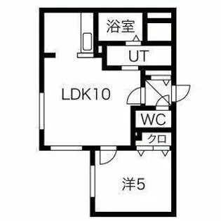 S-RESIDENCE桑園EAST【208号室】の間取り