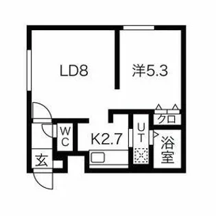KOKOMO北13条【3階】の間取り