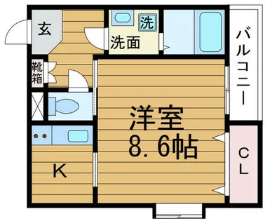 RUMOR【2階】の間取り
