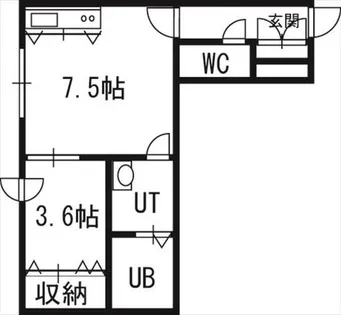プリマベーラ発寒南【4階】の間取り