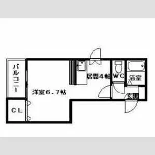 ツインビルいとう1号館【105号室】の間取り