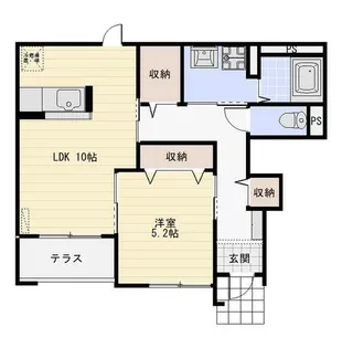 althaea(アルセア)Ⅰ【101号室】の間取り