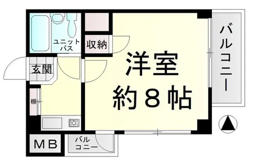 オーキッド夙川【2階】の間取り