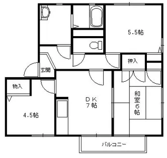 サンメゾン瑞穂【101号室】の間取り