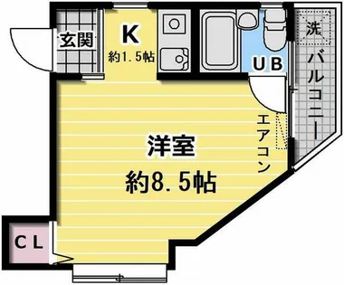 ハイツカイヨウ【301号室】の間取り