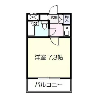 ハイツOS-1【102号室】の間取り