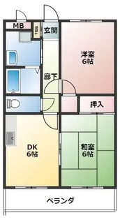 ストーク利倉【108号室】の間取り