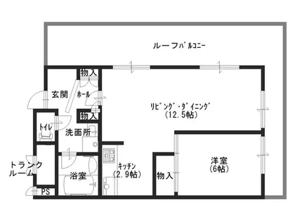 藤和ライブタウン本山【4階】の間取り