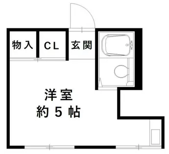 中通ハイツ【3階】の間取り