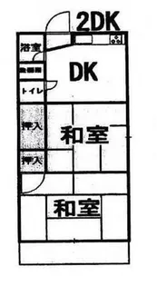 フジコーポ【202号室】の間取り