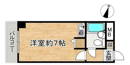 ダイアパレス王子公園【4階】の間取り