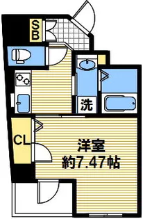 メゾンボヌール【501号室】の間取り