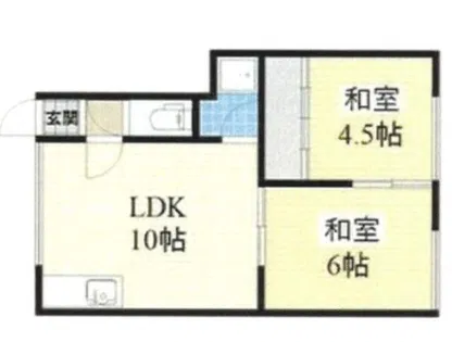 永野ハイツ【4号室】の間取り