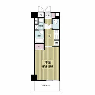 プリモ・レガーロ西京極【0602号室】の間取り