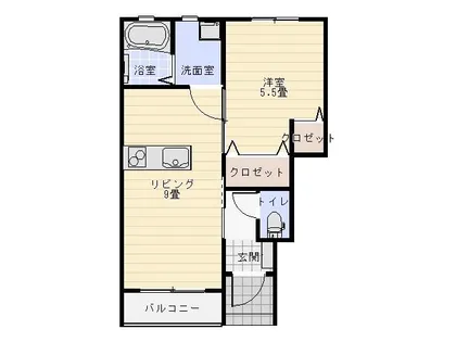 アリビオ52【103号室】の間取り