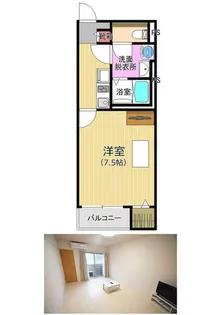 クレイノラカンパーニュ【101号室】の間取り