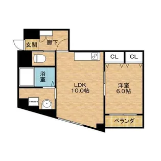 富士プラザ九条【302号室】の間取り