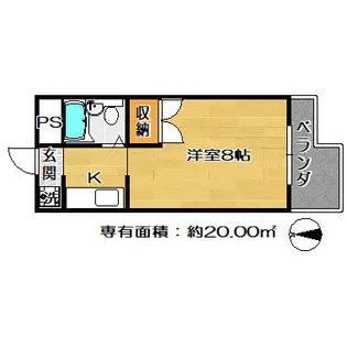 大久保ガーデンヒルズ【2-6号室】の間取り