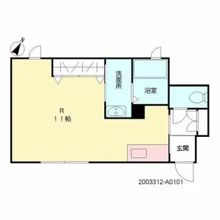シャーメゾン花畑【1階】の間取り
