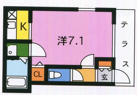 ロイヤルレジデンス大庄【1階】の間取り